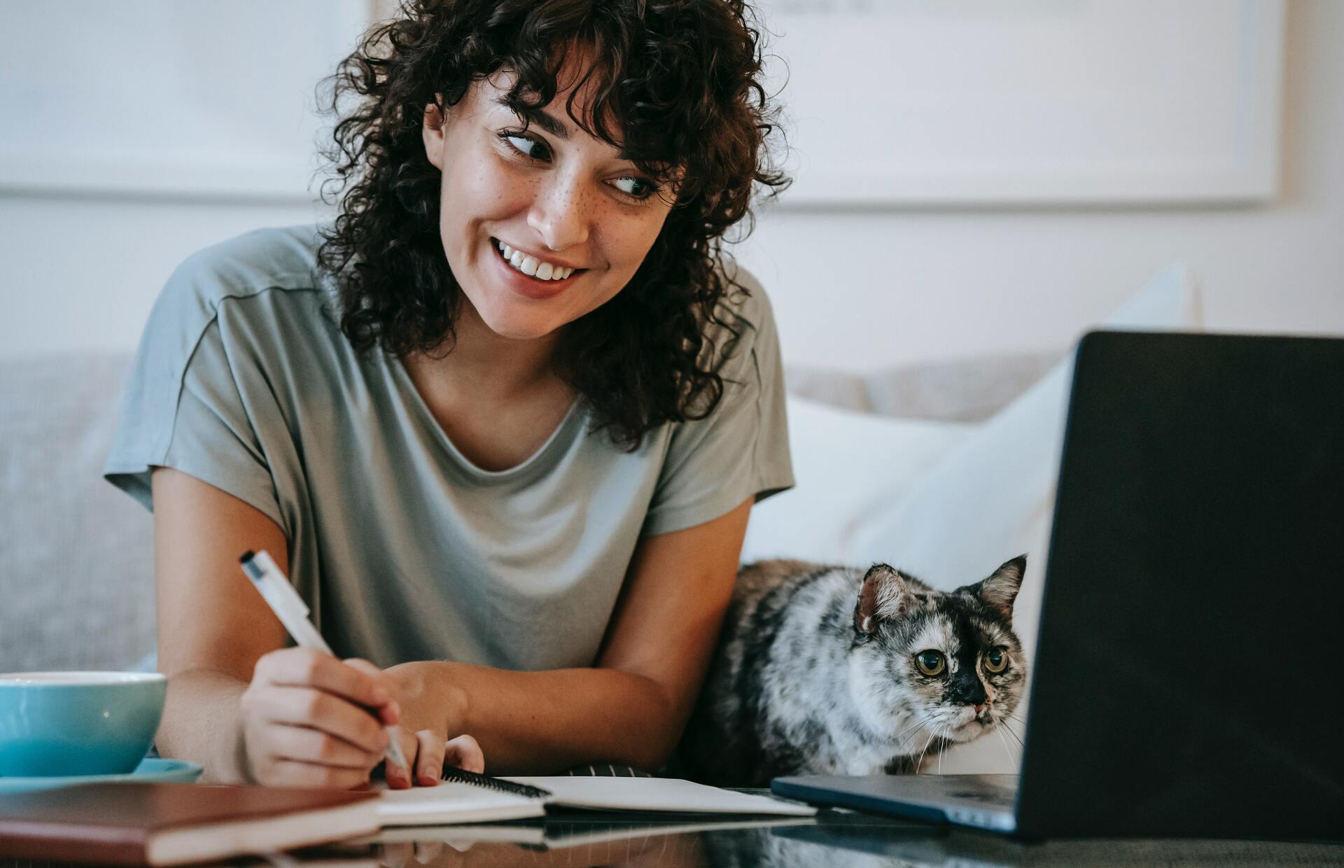 Girl with laptop